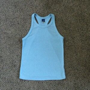 Girls blue tank top